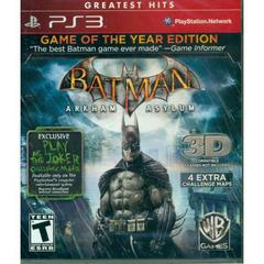 Batman: Arkham Asylum [Game of the Year] - Playstation 3 | Total Play