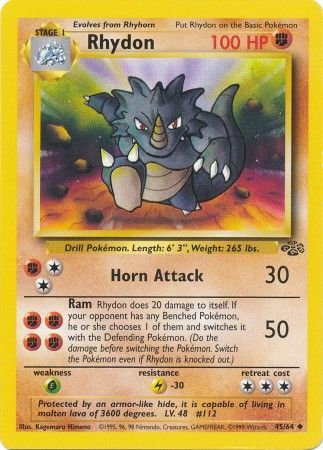 Rhydon (45/64) [Jungle Unlimited] | Total Play