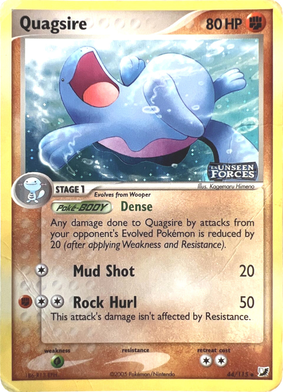 Quagsire (44/115) (Stamped) [EX: Unseen Forces] | Total Play