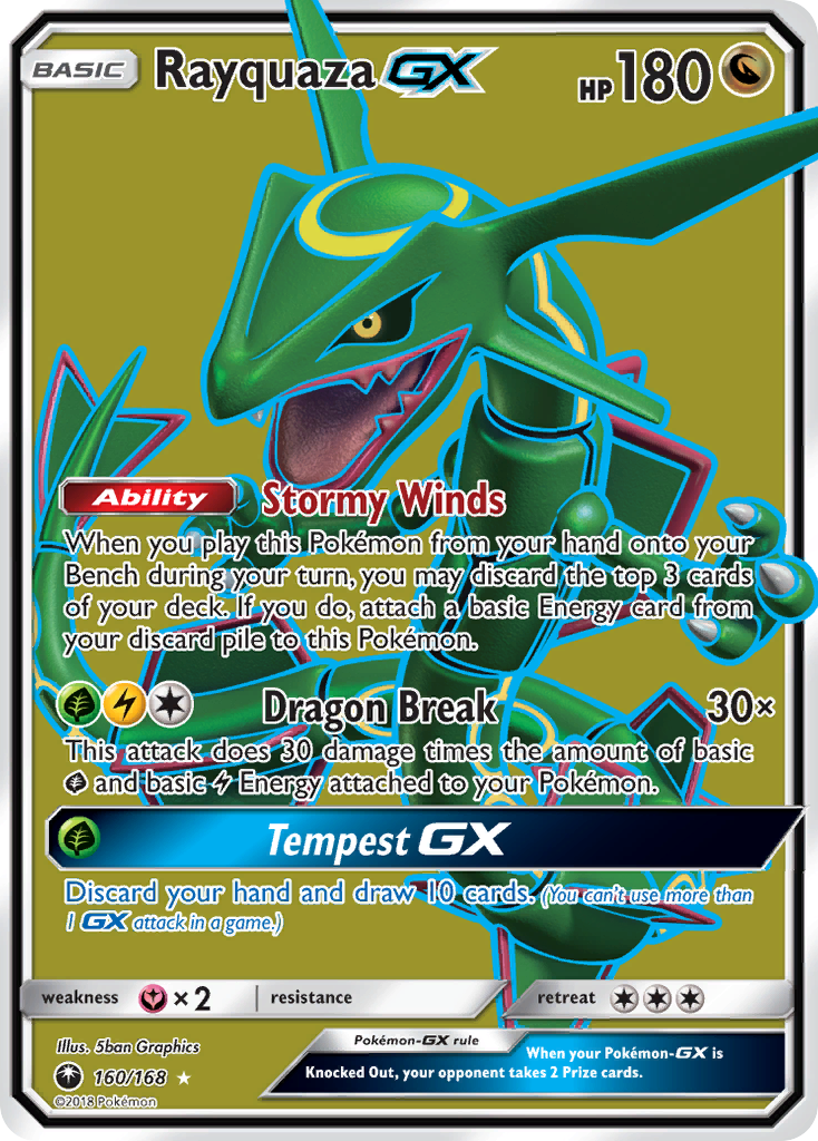 Rayquaza GX (160/168) [Sun & Moon: Celestial Storm] | Total Play