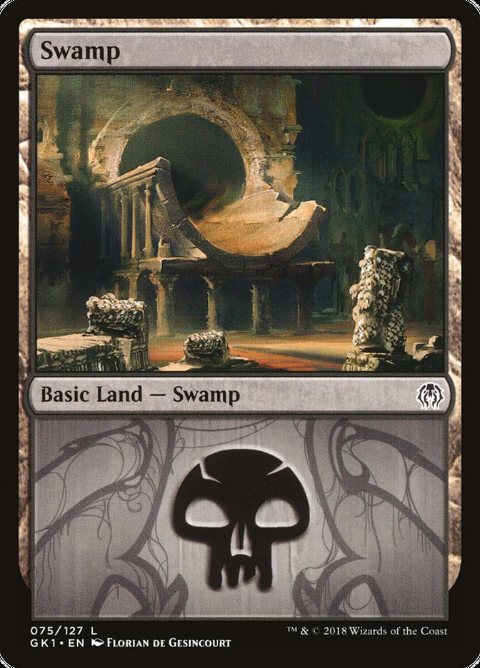 Swamp (75) [Guilds of Ravnica Guild Kit] | Total Play