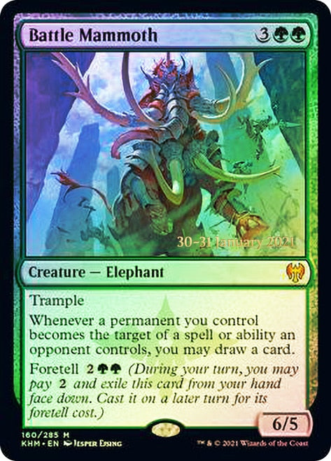 Battle Mammoth [Kaldheim Prerelease Promos] | Total Play