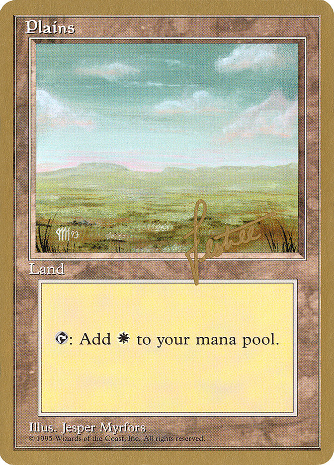 Plains (bl364) (Bertrand Lestree) [Pro Tour Collector Set] | Total Play