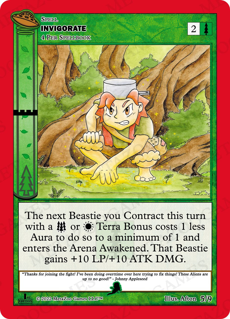 Invigorate [Cryptid Nation: UFO First Edition Tribal Theme Decks] | Total Play