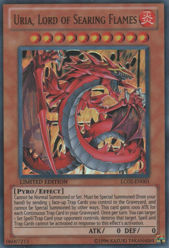 Uria, Lord of Searing Flames [LC02-EN001] Ultra Rare | Total Play
