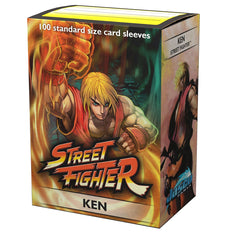 Dragon Shield: Standard 100ct Art Sleeves - Street Fighter (Ken) | Total Play