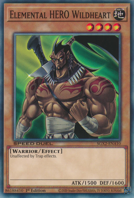 Elemental HERO Wildheart [SGX2-ENA10] Common | Total Play