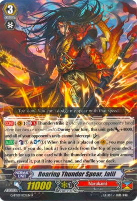 Roaring Thunder Spear, Jalil (G-BT09/031EN) [Divine Dragon Caper] | Total Play
