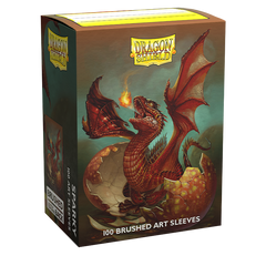 Dragon Shield: Standard 100ct Brushed Art Sleeves - Sparky | Total Play