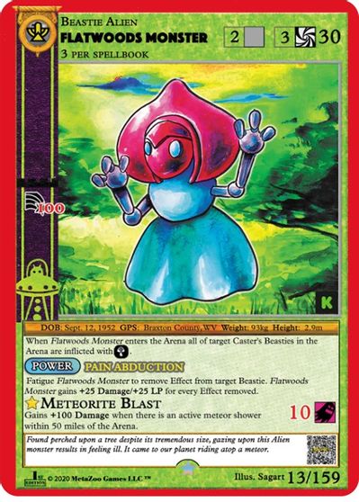 Flatwoods Monster [Cryptid Nation: Kickstarter Edition] | Total Play