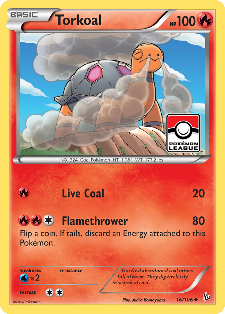 Torkoal (16/106) [XY: Flashfire] | Total Play