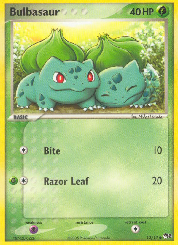 Bulbasaur (12/17) [POP Series 2] | Total Play