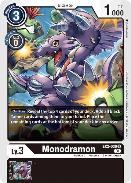 Monodramon [EX2-030] [Digital Hazard] | Total Play