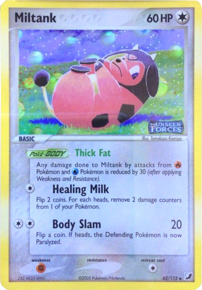 Miltank (42/115) (Stamped) [EX: Unseen Forces] | Total Play