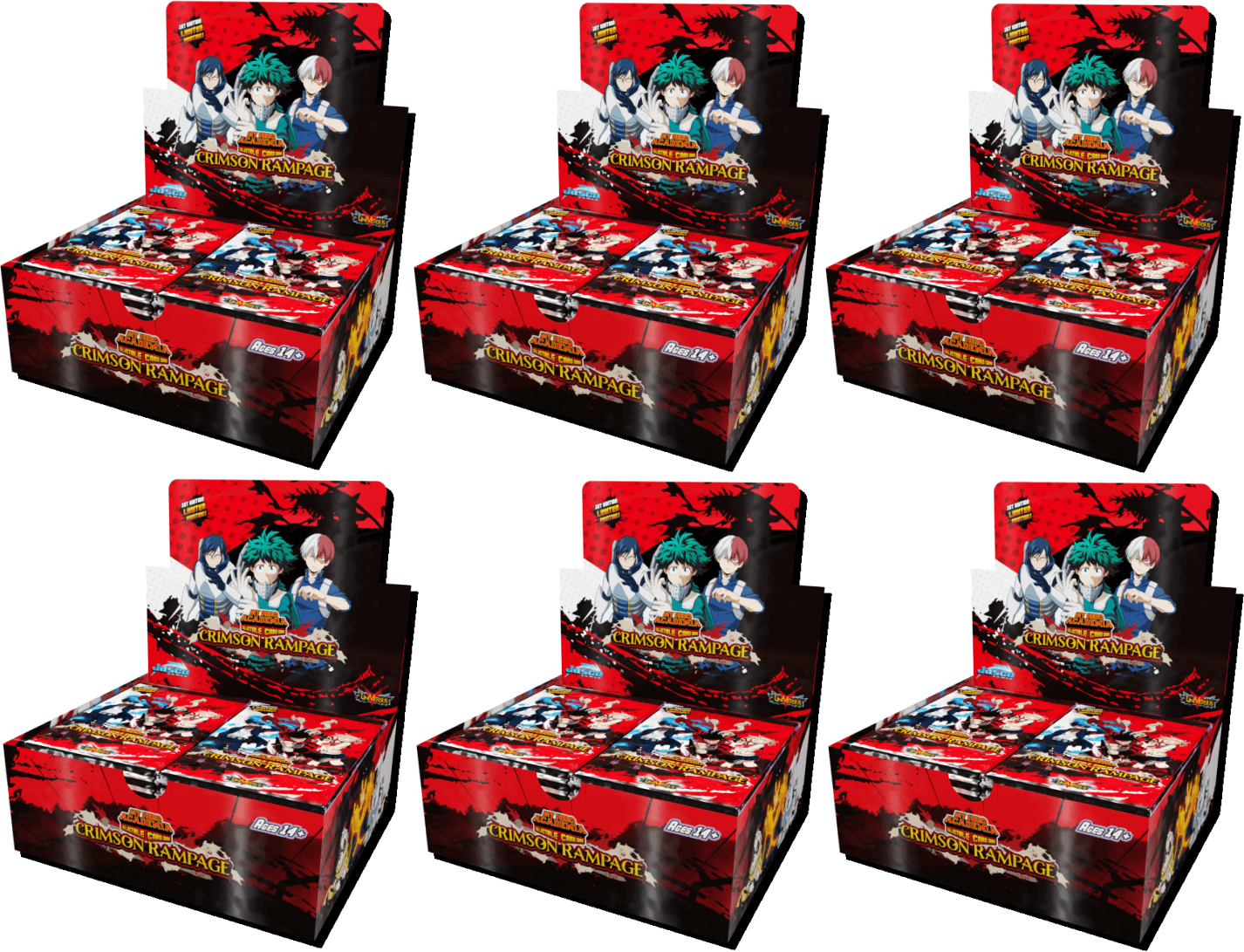 Crimson Rampage - Booster Box Case (1st Edition) | Total Play