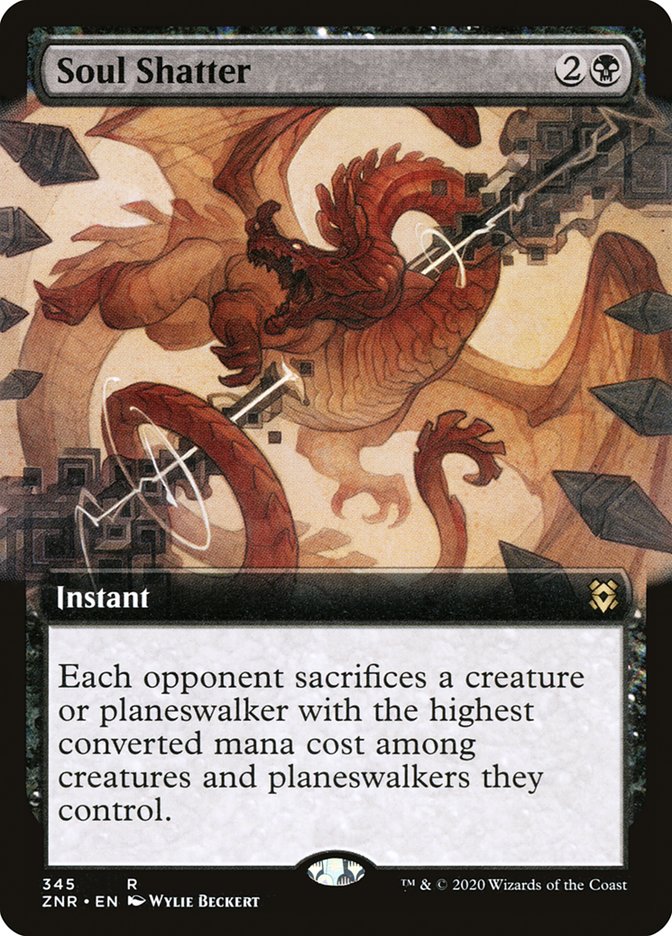 Soul Shatter (Extended Art) [Zendikar Rising] | Total Play