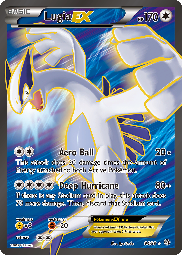 Lugia EX (94/98) [XY: Ancient Origins] | Total Play