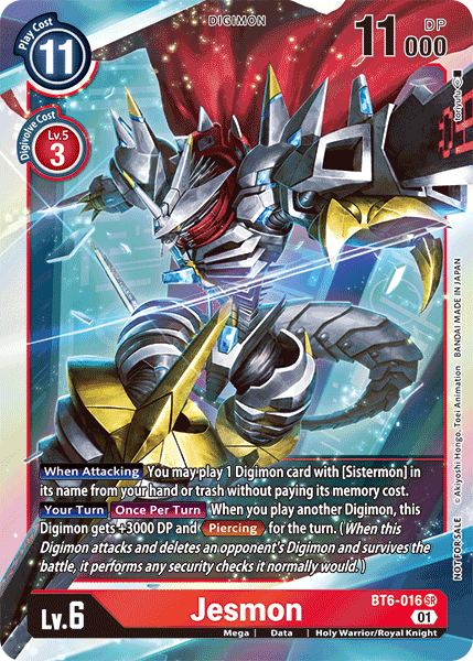 Jesmon [BT6-016] (Event Pack 2) [Promotional Cards] | Total Play