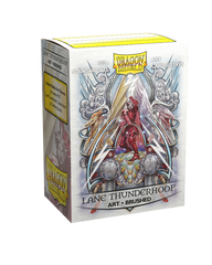 Dragon Shield: Standard 100ct Brushed Art Sleeves - Lane Thunderhoof | Total Play