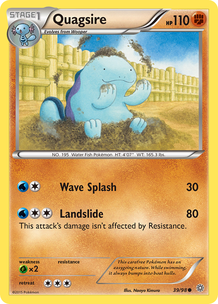 Quagsire (39/98) [XY: Ancient Origins] | Total Play