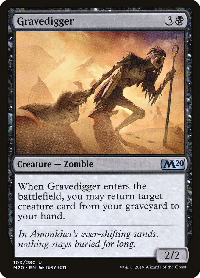 Gravedigger [Core Set 2020] | Total Play