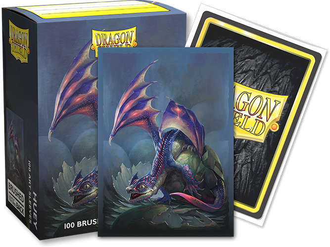 Dragon Shield: Standard 100ct Brushed Art Sleeves - Huey | Total Play