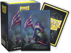 Dragon Shield: Standard 100ct Brushed Art Sleeves - Huey | Total Play