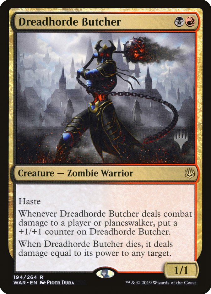 Dreadhorde Butcher (Promo Pack) [War of the Spark Promos] | Total Play