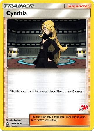 Cynthia (119/156) (Charizard Stamp #50) [Battle Academy 2020] | Total Play