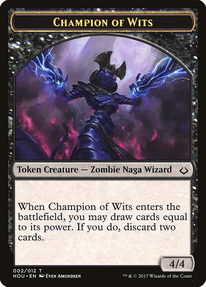 Champion of Wits Token [Hour of Devastation Tokens] | Total Play