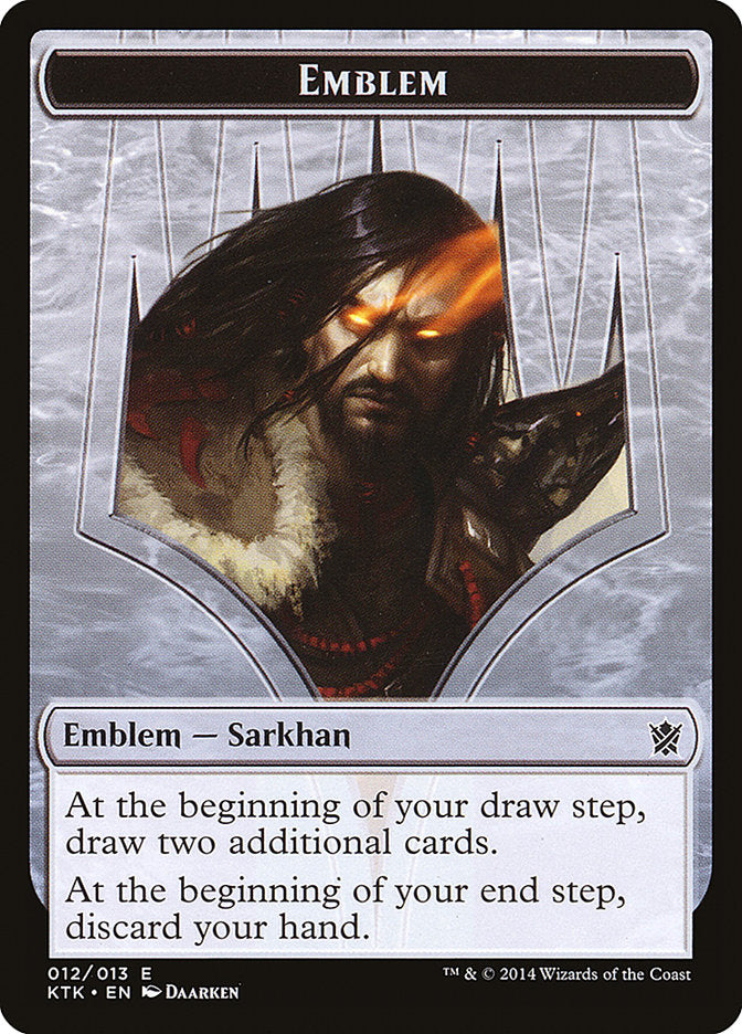 Sarkhan, the Dragonspeaker Emblem [Khans of Tarkir Tokens] | Total Play