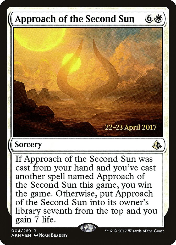 Approach of the Second Sun [Amonkhet Prerelease Promos] | Total Play