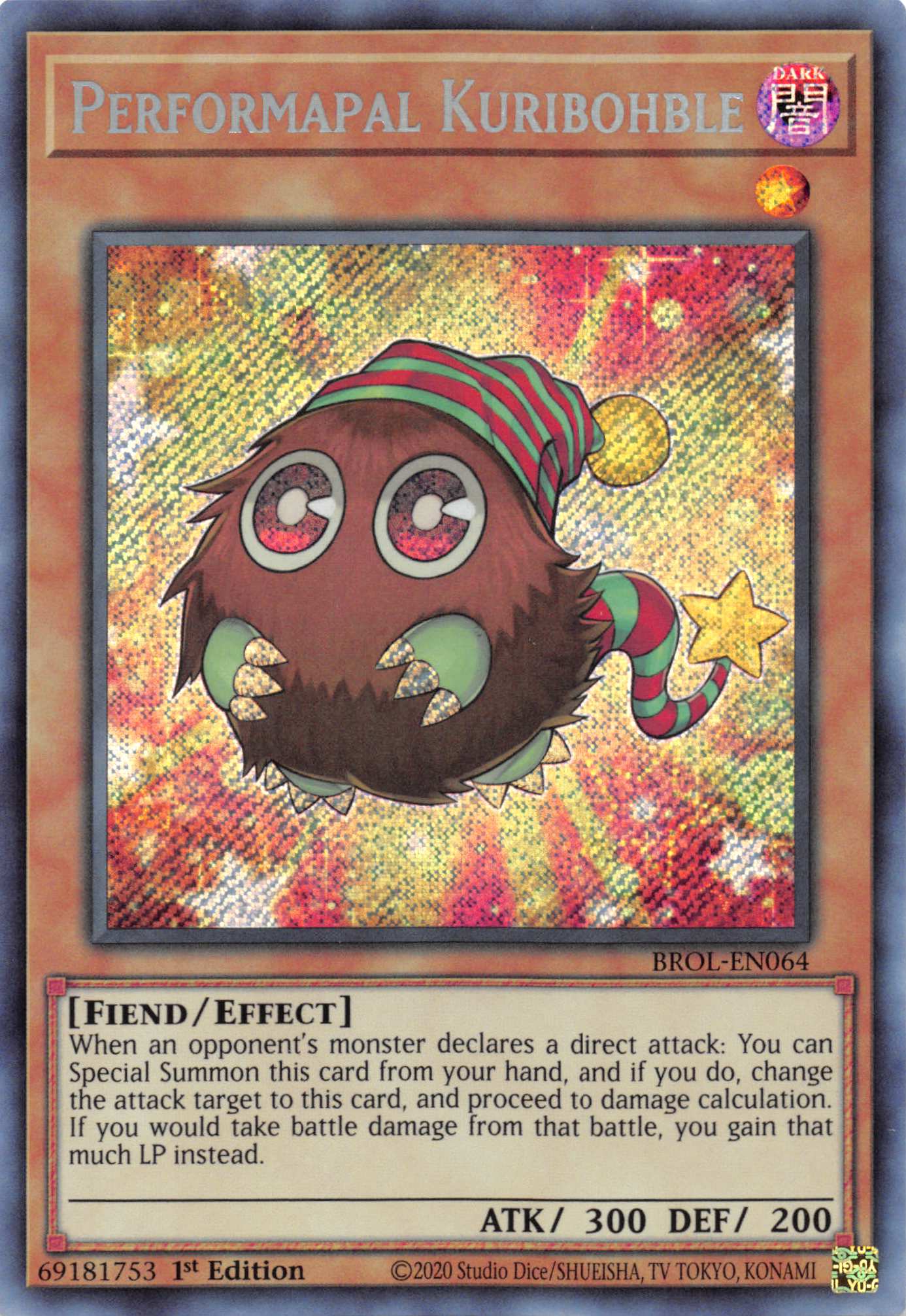 Performapal Kuribohble [BROL-EN064] Secret Rare | Total Play