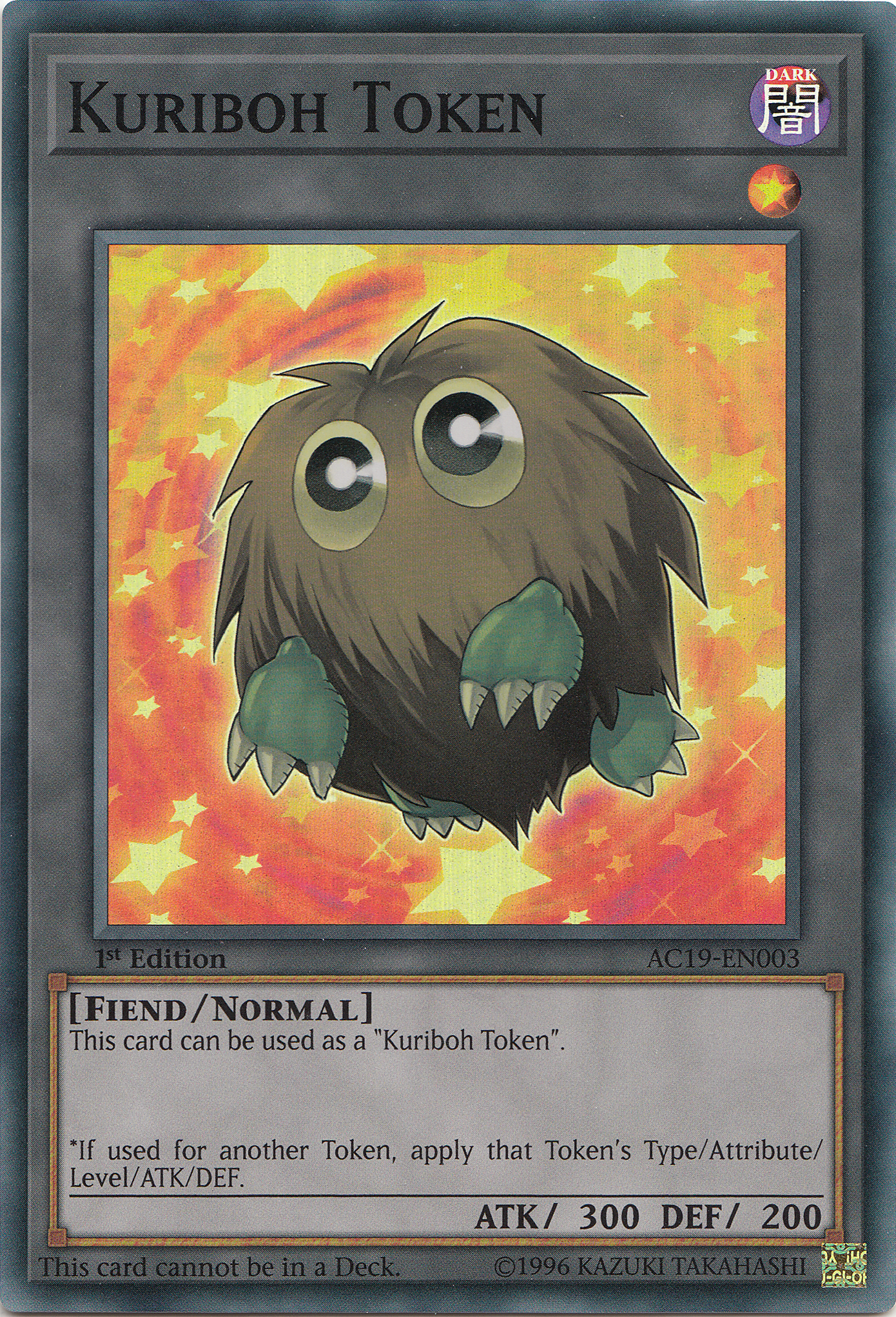 Kuriboh Token [AC19-EN003] Super Rare | Total Play