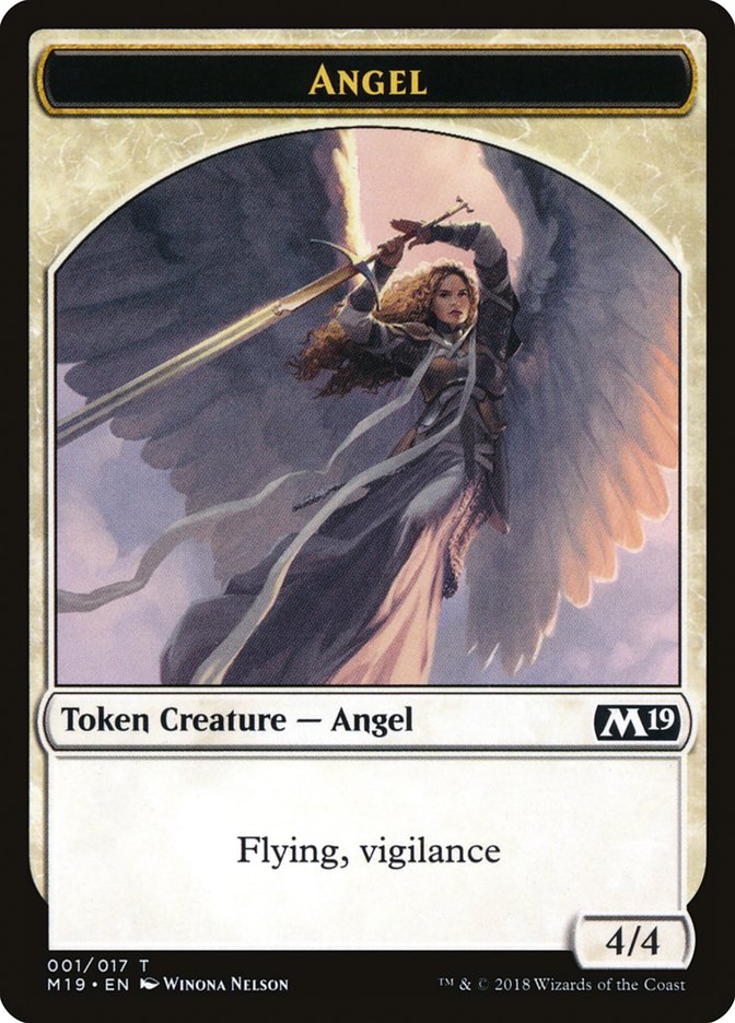 Angel Token [Core Set 2019 Tokens] | Total Play