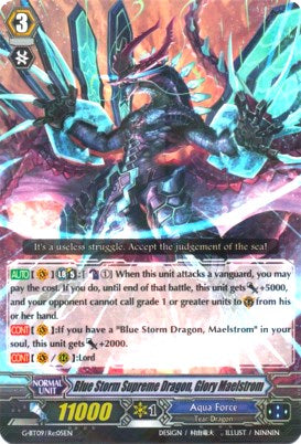 Blue Storm Supreme Dragon, Glory Maelstrom (G-BT09/Re:05EN) [Divine Dragon Caper] | Total Play