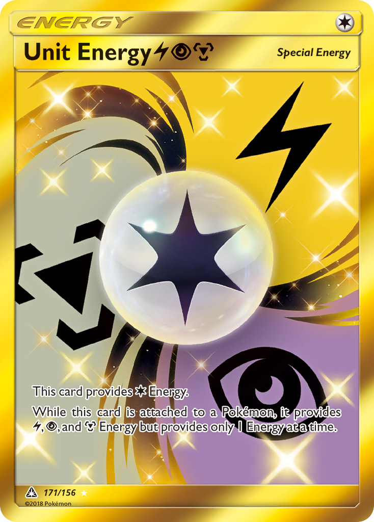 Unit Energy (171/156) (Lightning, Psychic, Metal) [Sun & Moon: Ultra Prism] | Total Play