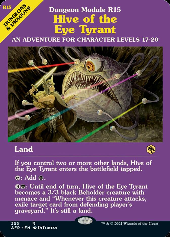 Hive of the Eye Tyrant (Dungeon Module) [Dungeons & Dragons: Adventures in the Forgotten Realms] | Total Play