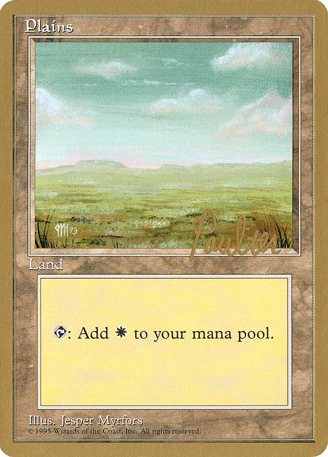 Plains (pp364) (Preston Poulter) [Pro Tour Collector Set] | Total Play