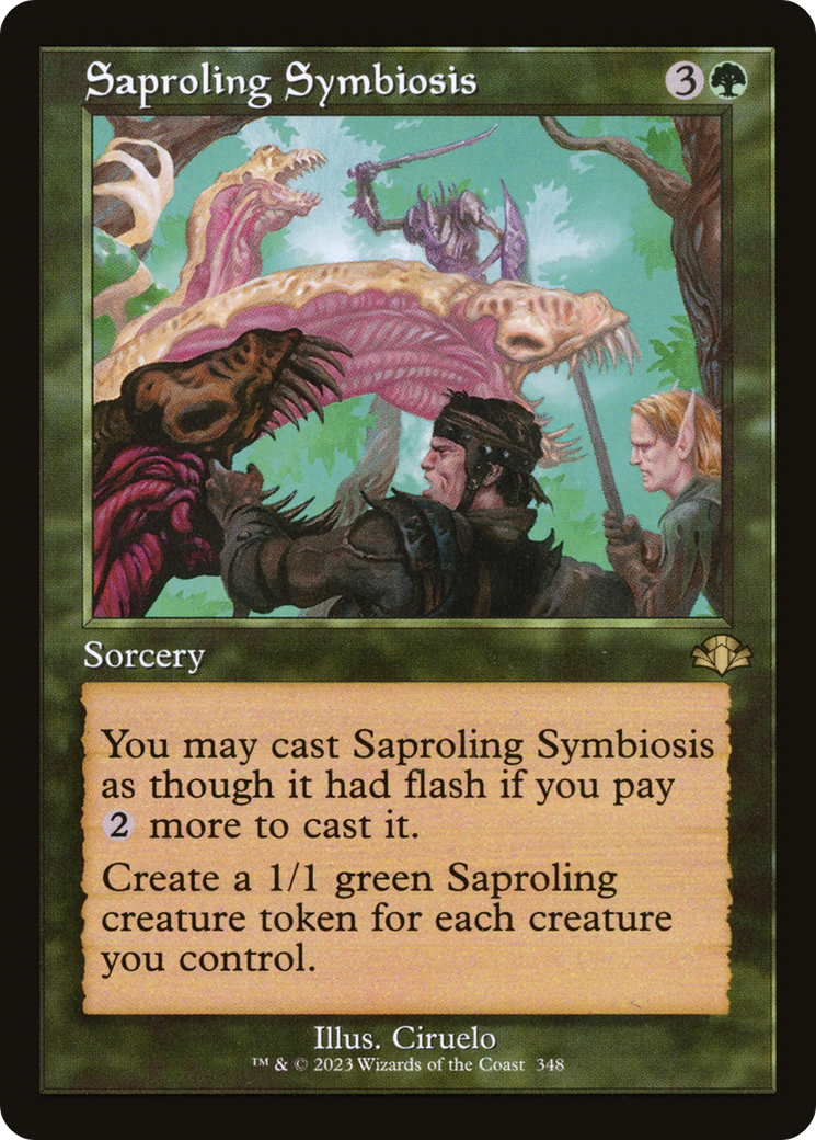 Saproling Symbiosis (Retro) [Dominaria Remastered] | Total Play