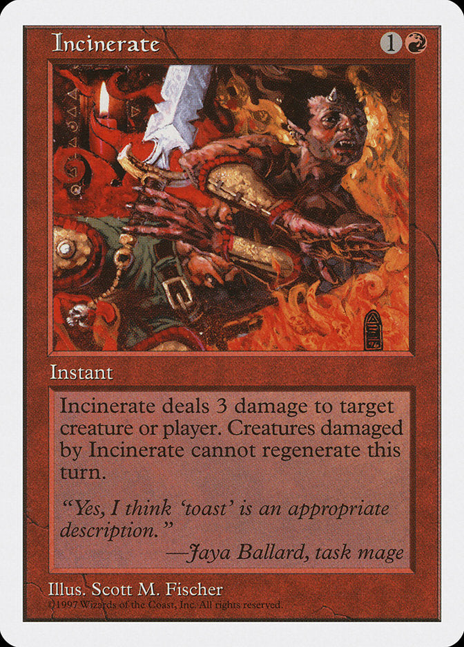 Incinerate [Fifth Edition] | Total Play