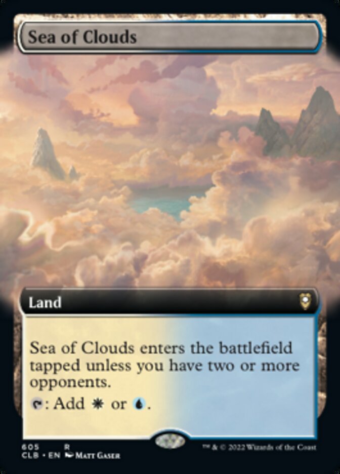 Sea of Clouds (Extended Art) [Commander Legends: Battle for Baldur's Gate] | Total Play