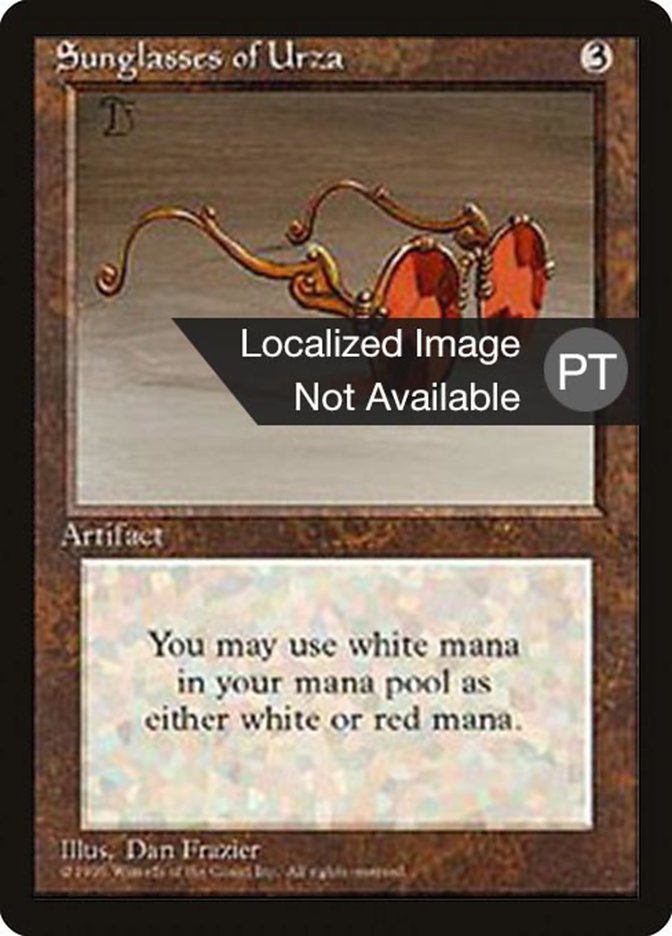 Sunglasses of Urza [Fourth Edition (Foreign Black Border)] | Total Play