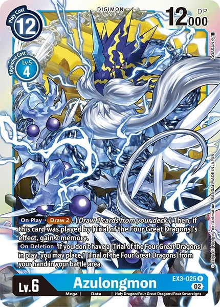 Azulongmon [EX3-025] [Revision Pack Cards] | Total Play