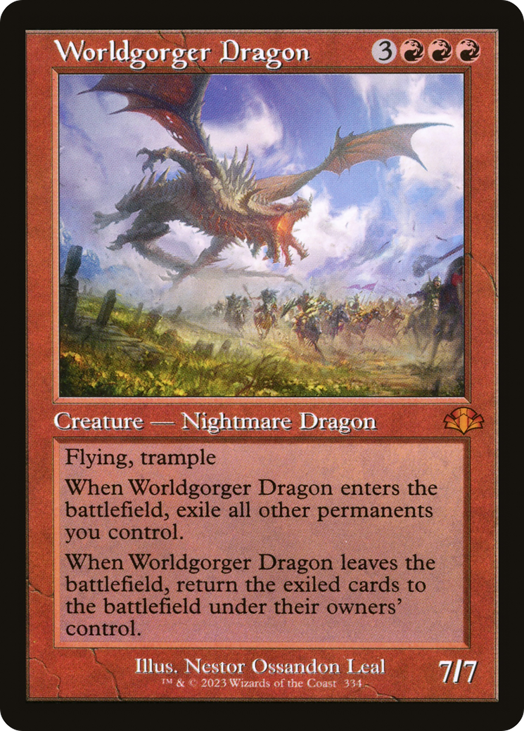 Worldgorger Dragon (Retro) [Dominaria Remastered] | Total Play