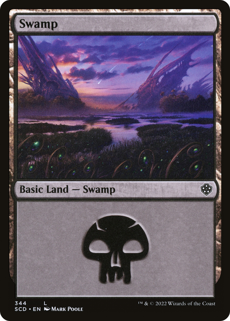 Swamp (344) [Starter Commander Decks] | Total Play