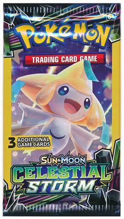 Sun & Moon: Celestial Storm - 3-Card Booster Pack | Total Play