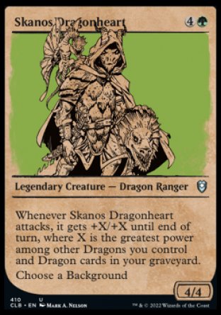 Skanos Dragonheart (Showcase) [Commander Legends: Battle for Baldur's Gate] | Total Play