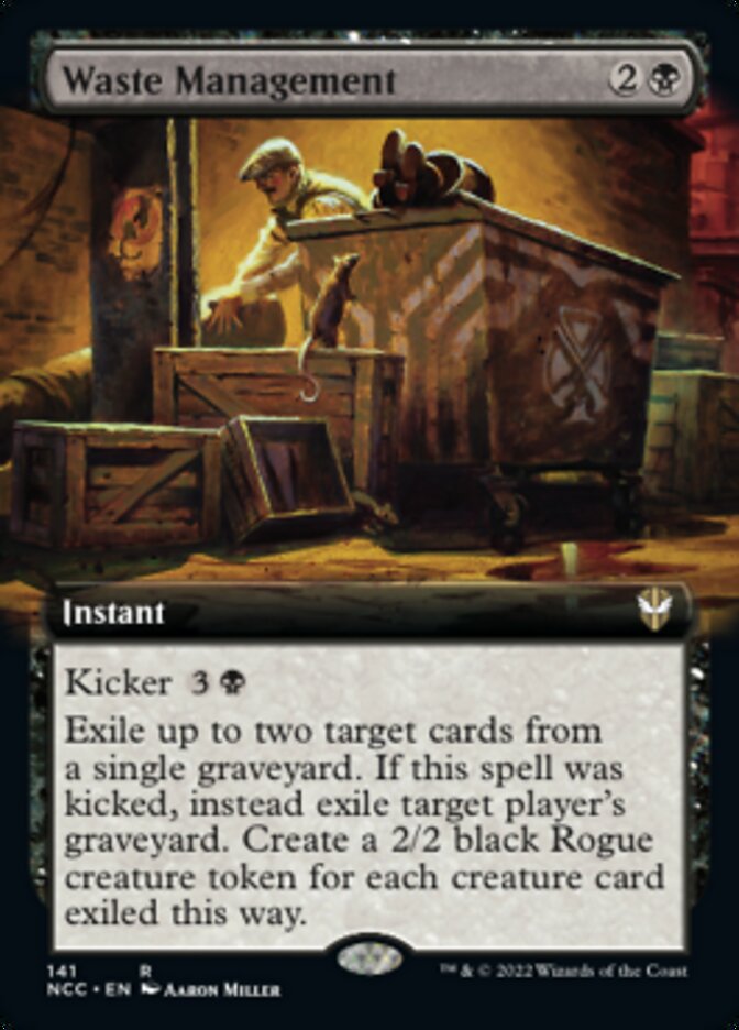 Waste Management (Extended Art) [Streets of New Capenna Commander] | Total Play