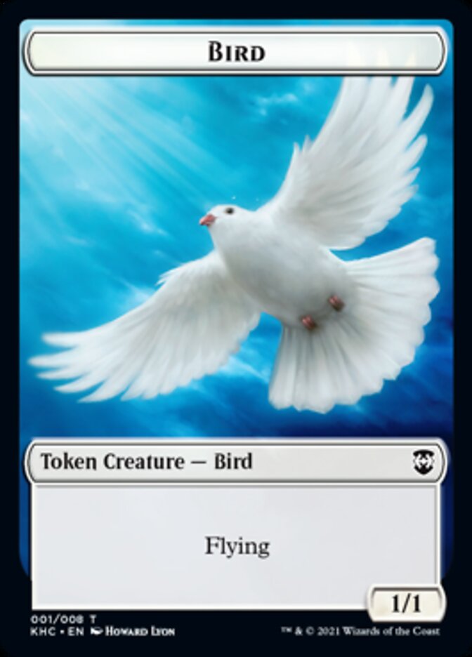 Bird Token [Kaldheim Commander Tokens] | Total Play